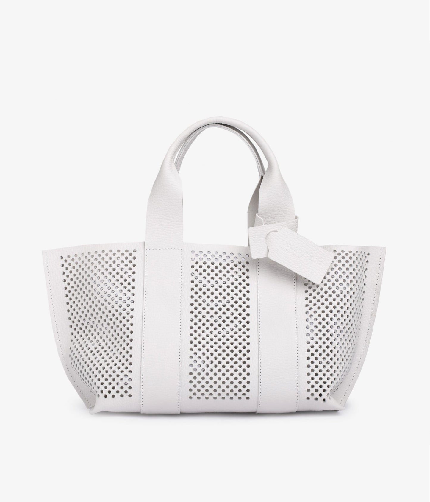 white leather perfes tote pedro garcia 1