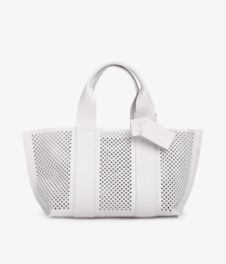 white leather perfes tote pedro garcia 1