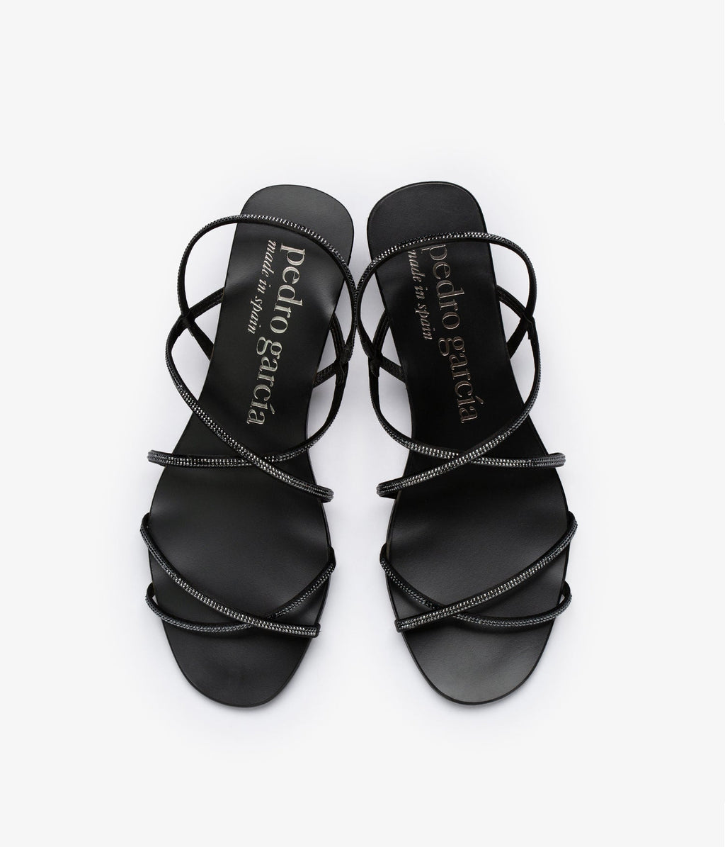 sandal crystals swarosky black esme pedro garcia 3