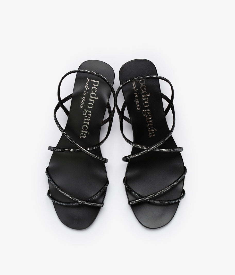 sandal crystals swarosky black esme pedro garcia 3