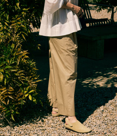 clog beige suede velcro closure bely aw25 pedro garcia 1